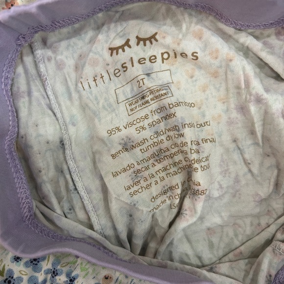 Little sleepies flower fields floral pajamas - Picture 5 of 6
